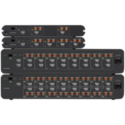 Commutateur KVM sécurisé universel Belkin de 2e génération, 16 ports à tête unique avec CAC F1DN116KVM-UN-4