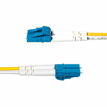 StarTech.com 25m (82ft) LC to LC (UPC) OS2 Single Mode Duplex Fiber Optic Cable, 9/125&micro;m, 10G, LSZH Fiber Patch Cord SMDOS2LCLC25M