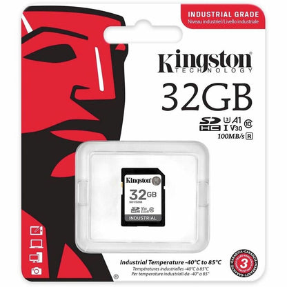 Kingston Industrial 32 Go Classe 10/UHS-I (U3) V30 SDHC SDIT/32 Go
