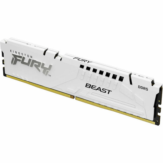 Kingston 16GB (1x16GB) DDR5 6800MT/s CL34 FURY Beast White XMP KF568C34BW-16