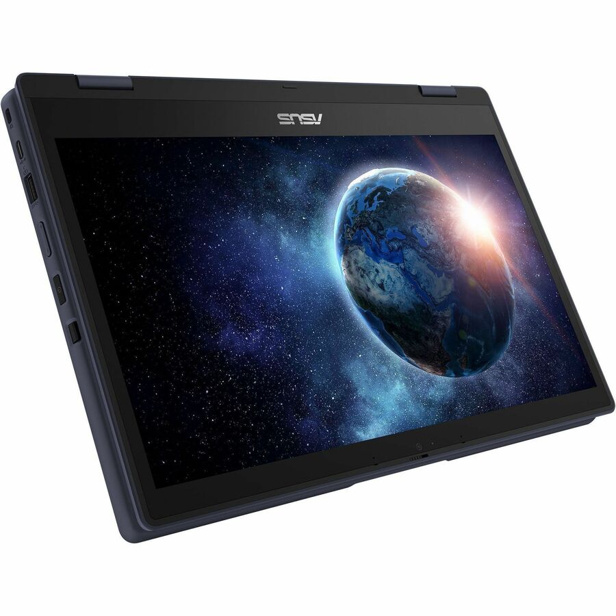 Asus BR1402F BR1402FGA-E31T-CB Ordinateur portable 2 en 1 convertible et robuste avec écran tactile 14 pouces - Full HD - Intel Core i3 i3-N305 - 8 Go - Gris minéral BR1402FGA-E31T-CB