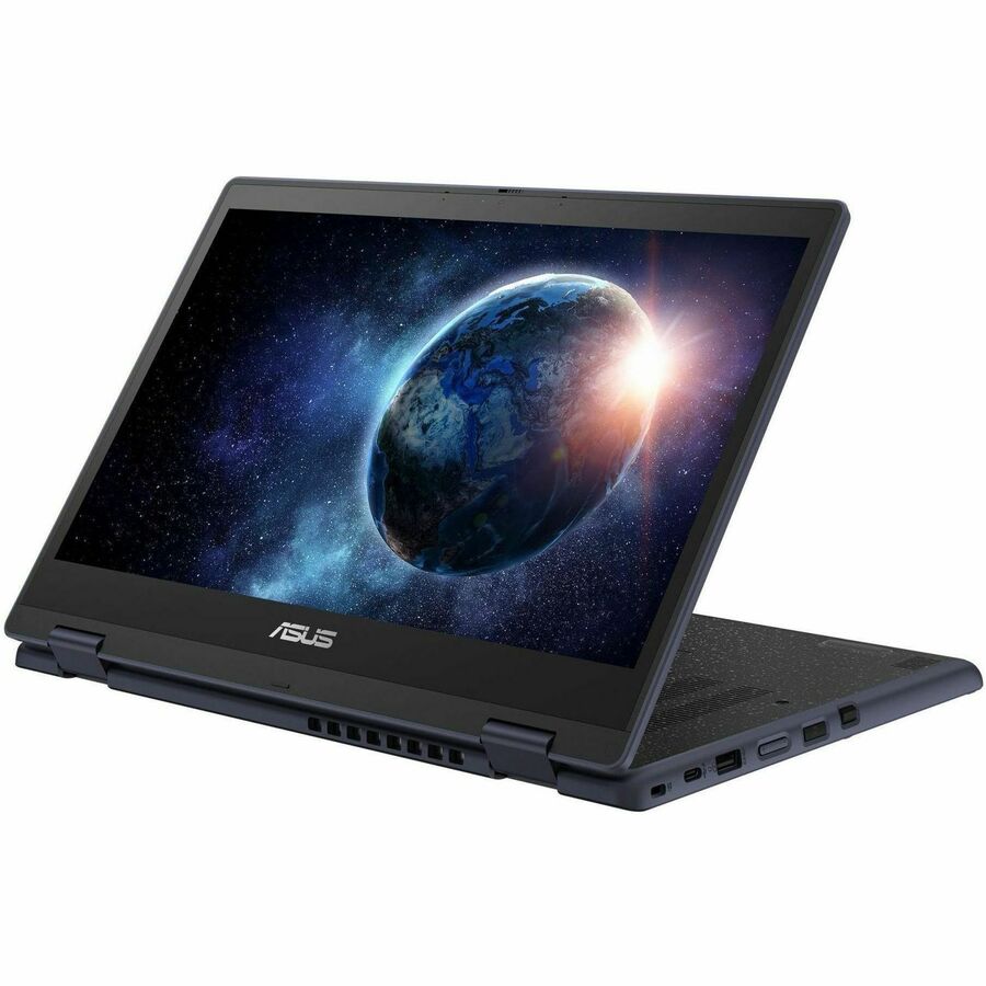 Asus BR1402F BR1402FGA-E31T-CB Ordinateur portable 2 en 1 convertible et robuste avec écran tactile 14 pouces - Full HD - Intel Core i3 i3-N305 - 8 Go - Gris minéral BR1402FGA-E31T-CB