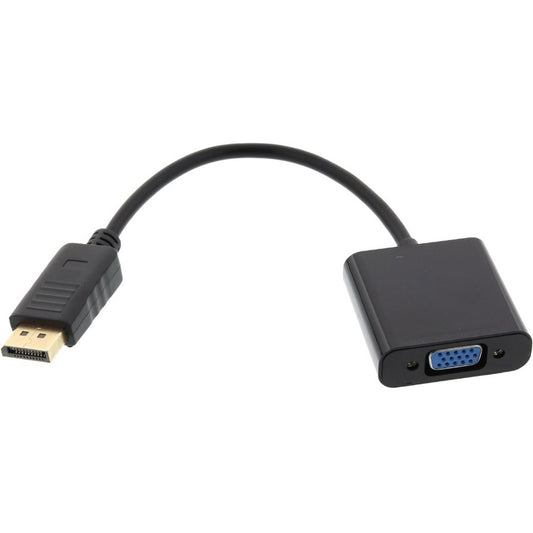 Adaptateur Axiom DisplayPort mâle vers VGA femelle (noir) - DPMVGAF-AX DPMVGAFK-AX