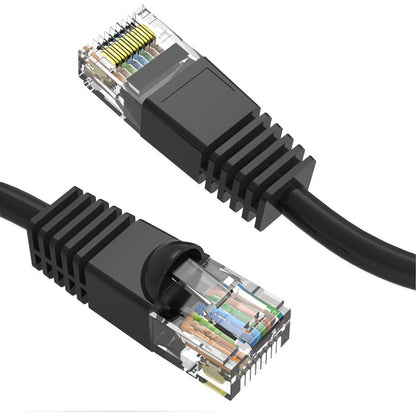 Câble de raccordement Axiom 3FT CAT6 UTP 550 MHz avec gaine moulée anti-accroc (noir) C6MB-K3-AX