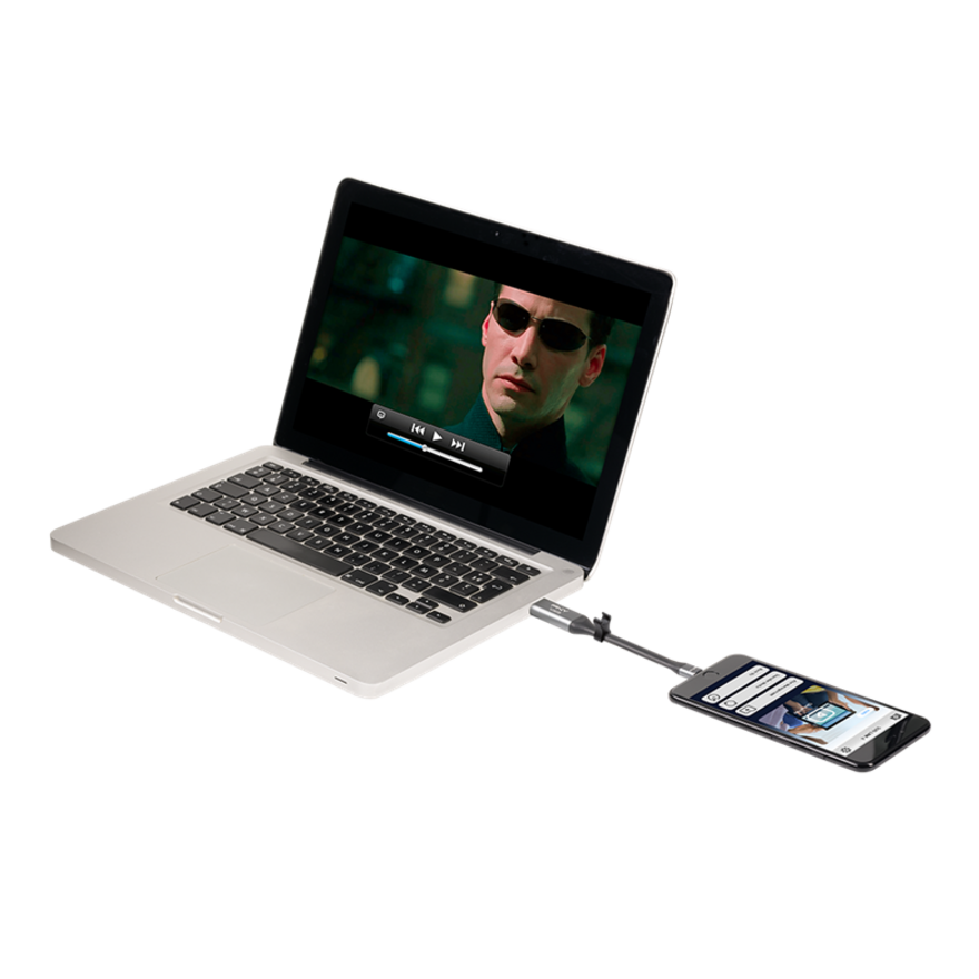 Clé USB 3.0 OTG PNY DUO LINK pour iPhone et iPad P-FDI128LA02GC-RB