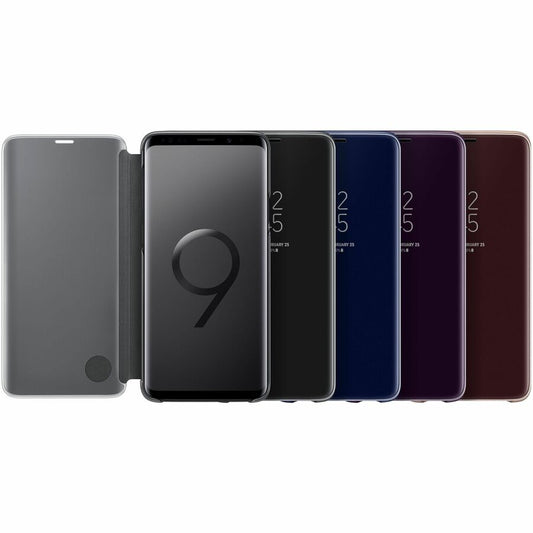 Étui de transport Clear View de Samsung pour smartphone Samsung Galaxy S9+ - Bleu ***EF-ZG965CLEGCA