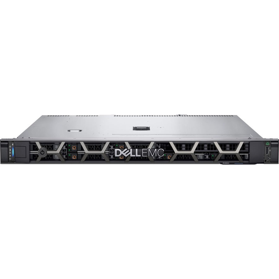 Serveur montable en rack Dell EMC PowerEdge R350 1U - 1 x Intel Xeon E-2334 3,40 GHz - 8 Go de RAM - 480 Go de SSD - 12 Gb/s SAS, contrôleur Serial ATA/600 XNDJN