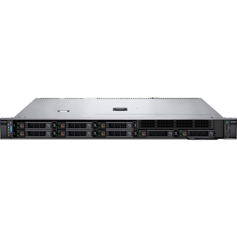 Serveur montable en rack Dell EMC PowerEdge R350 1U - 1 x Intel Xeon E-2334 3,40 GHz - 8 Go de RAM - 480 Go de SSD - 12 Gb/s SAS, contrôleur Serial ATA/600 XNDJN
