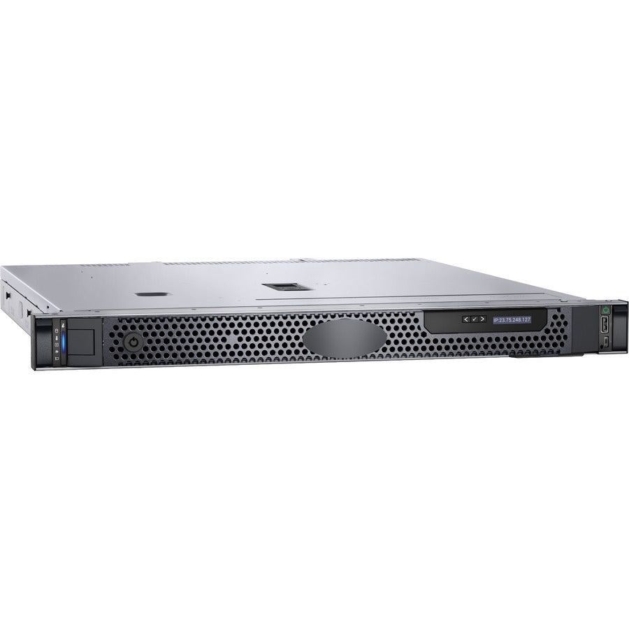 Serveur montable en rack Dell EMC PowerEdge R350 1U - 1 x Intel Xeon E-2334 3,40 GHz - 8 Go de RAM - 480 Go de SSD - 12 Gb/s SAS, contrôleur Serial ATA/600 XNDJN