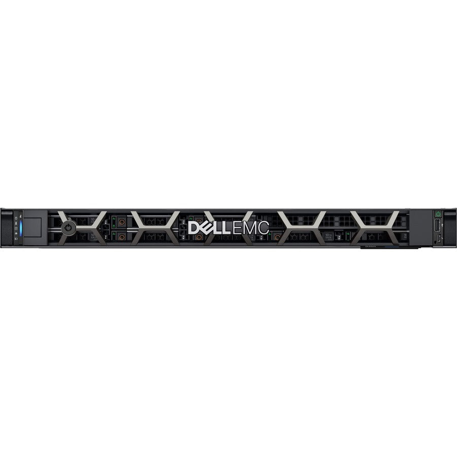 Serveur montable en rack Dell EMC PowerEdge R350 1U - 1 x Intel Xeon E-2334 3,40 GHz - 8 Go de RAM - 480 Go de SSD - 12 Gb/s SAS, contrôleur Serial ATA/600 XNDJN