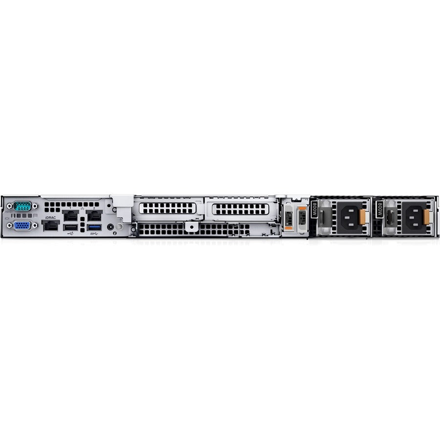 Serveur montable en rack Dell EMC PowerEdge R350 1U - 1 x Intel Xeon E-2334 3,40 GHz - 8 Go de RAM - 480 Go de SSD - 12 Gb/s SAS, contrôleur Serial ATA/600 XNDJN