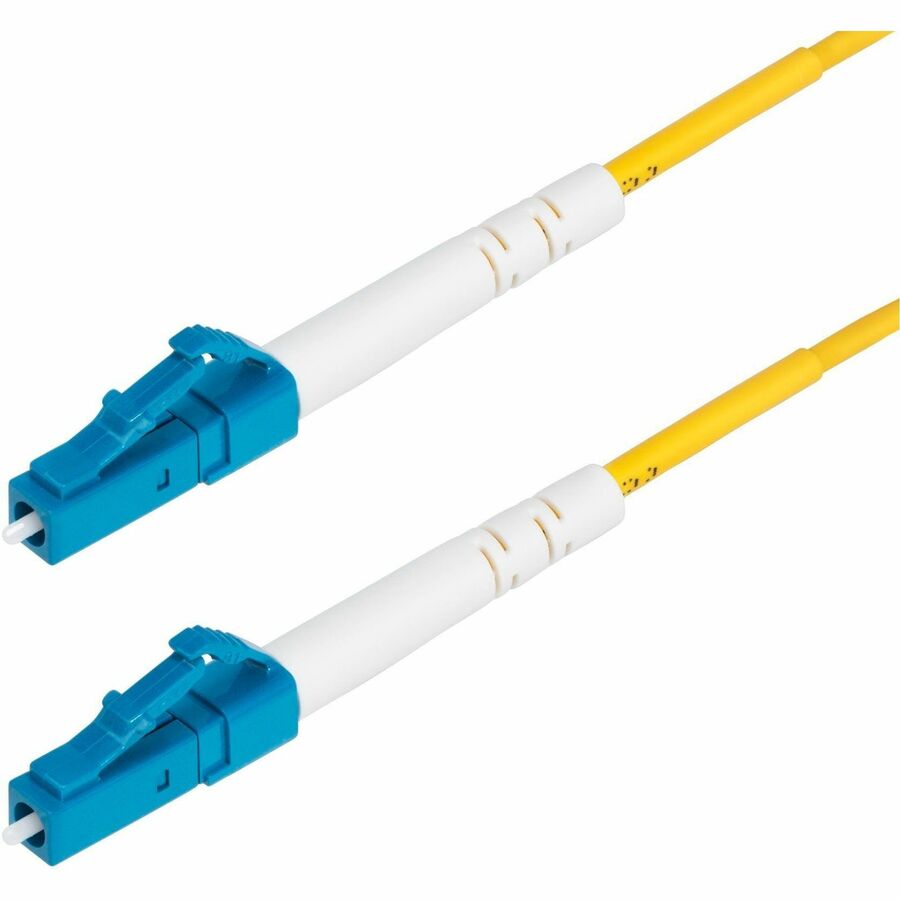 Câble à fibre optique monomode simplex LC vers LC (UPC) OS2 de 1 m (3,3 pi), 9/125, 40G/100G, faible perte d'insertion, cordon de raccordement LSZH SPSMLCLC-OS2-1M