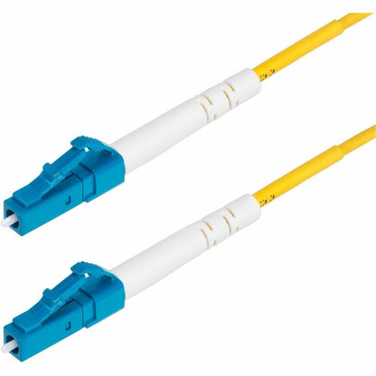 Câble à fibre optique monomode simplex LC vers LC (UPC) OS2 de 1 m (3,3 pi), 9/125, 40G/100G, faible perte d'insertion, cordon de raccordement LSZH SPSMLCLC-OS2-1M