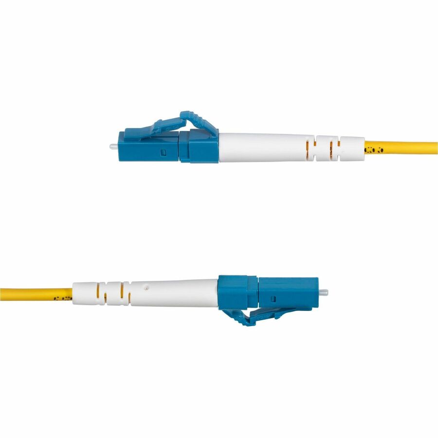 Câble à fibre optique monomode simplex LC vers LC (UPC) OS2 de 1 m (3,3 pi), 9/125, 40G/100G, faible perte d'insertion, cordon de raccordement LSZH SPSMLCLC-OS2-1M