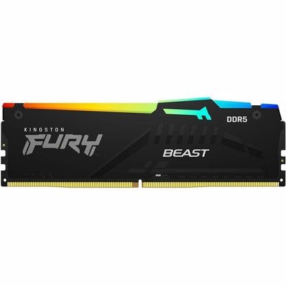 Kingston 32 Go (1 x 32 Go) DDR5 6 000 MT/s CL30 FURY Beast Noir RVB EXPO KF560C30BBEA-32