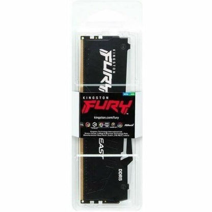 Kingston 32 Go (1 x 32 Go) DDR5 6 000 MT/s CL30 FURY Beast Noir RVB EXPO KF560C30BBEA-32