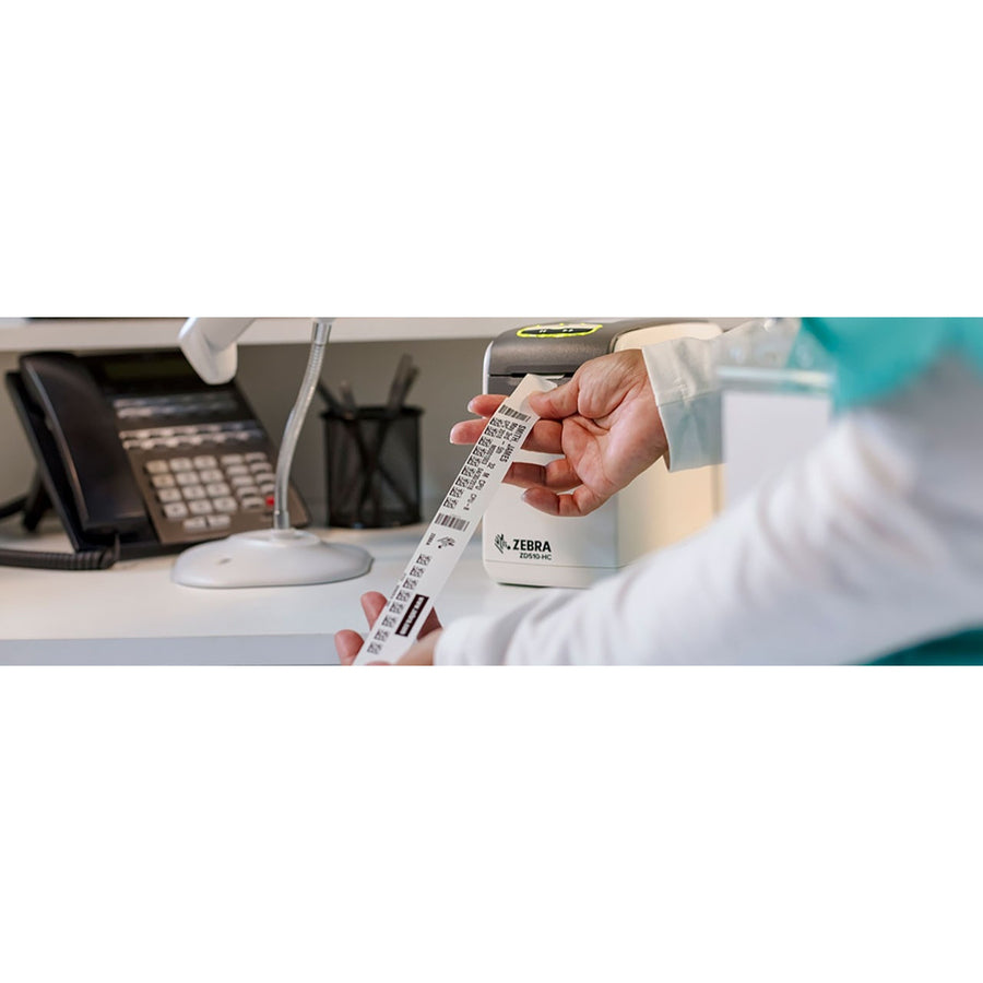 Imprimante thermique directe Zebra ZD510-HC - Monochrome - Portable - Impression sur bracelet - USB - Bluetooth - LAN sans fil ZD51013-D01B01FZ