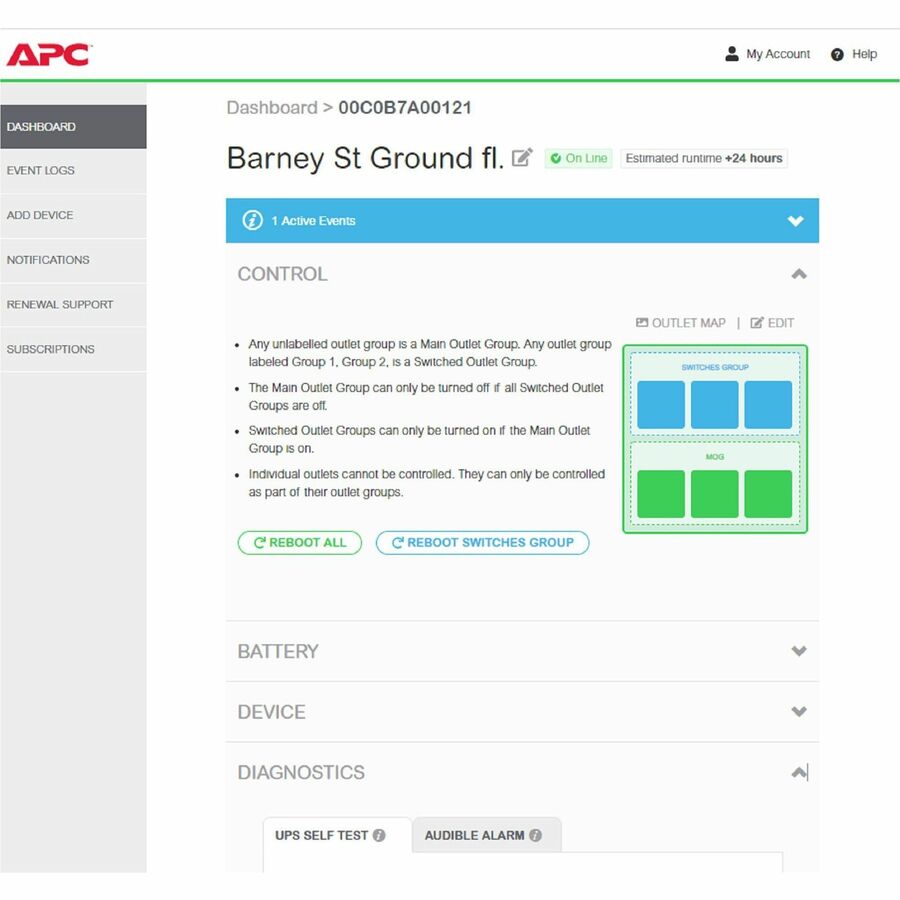 Licence numérique APC by Schneider Electric, EcoStruxure IT SmartConnect, plan avancé de 3 ans, 1 appareil, redémarrage à distance de l'onduleur pour le cycle d'alimentation de l'équipement informatique, fonction de surveillance complète ERWPLUS1-3Y-DIGI