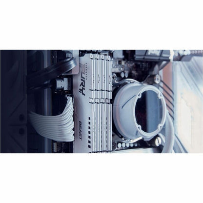 Kingston 32 Go (2 x 16 Go) DDR5 6 000 MT/s CL30 FURY Beast Blanc XMP KF560C30BWK2-32