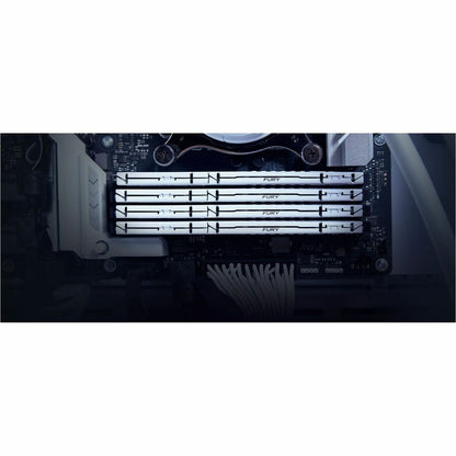 Kingston 32 Go (2 x 16 Go) DDR5 6 000 MT/s CL30 FURY Beast Blanc XMP KF560C30BWK2-32