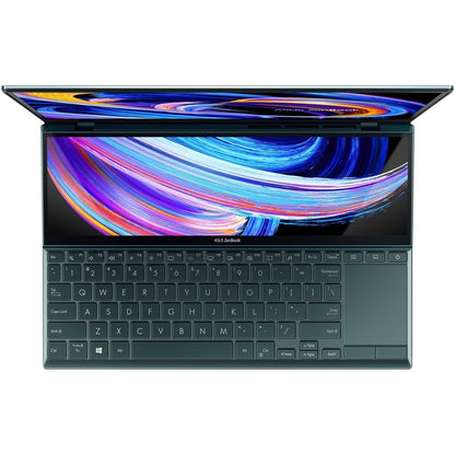 Asus ZenBook Duo 14 UX482 UX482EA-DH79T-CA Ordinateur portable tactile 14" - Full HD - Intel Core i7 11e génération i7-1165G7 - Plateforme Intel Evo - 16 Go - SSD 512 Go - Bleu céleste UX482EA-DH79T-CA