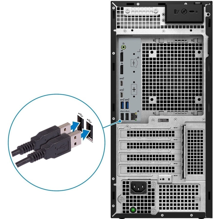 Station de travail Dell Precision 3000 3660 - Intel Core i5 13e génération i5-13600 - Technologie vPro - 16 Go - SSD 512 Go - Tour 304JT