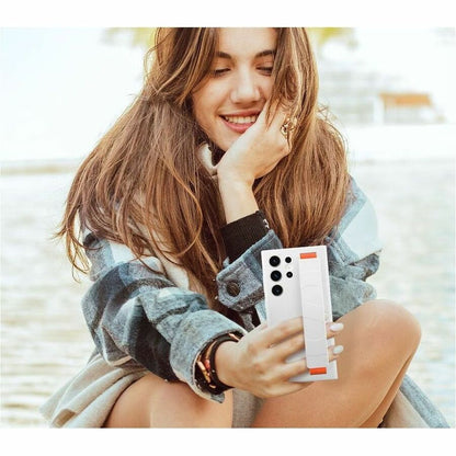 Coque en silicone pour Samsung Galaxy S23 Ultra EF-GS918TWEGCA
