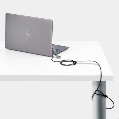 StarTech.com Câble de verrouillage Slim Lock K-Slot, 2 m, combinaison de verrouillage, sécurité antivol de bureau pour ordinateur portable/notebook SSTDC4D-LAPTOP-LOCK