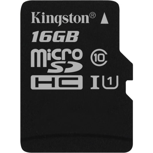 Carte microSDHC SDCS/16GBCR Kingston Canvas Select 16 Go Classe 10/UHS-I