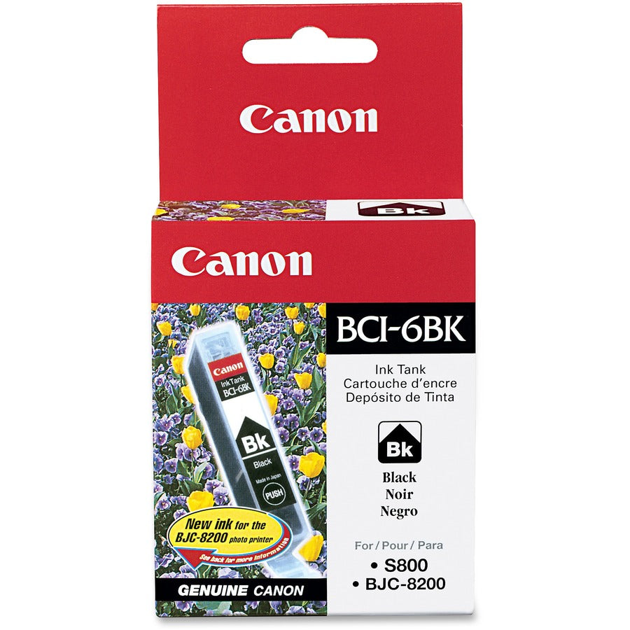 Cartouche d'encre Canon BCI-6Bk 4705A003
