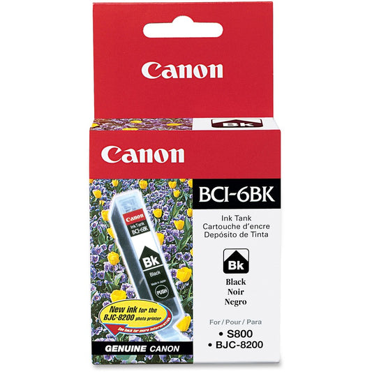 Cartouche d'encre Canon BCI-6Bk 4705A003