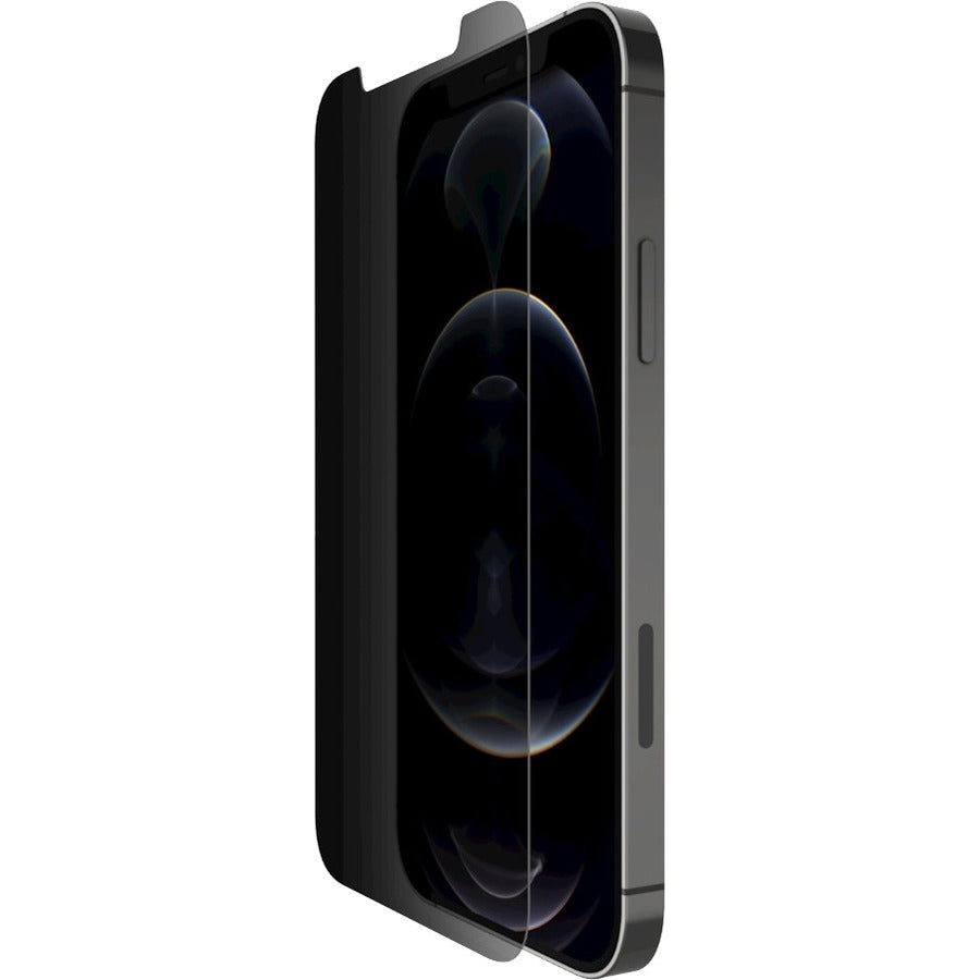 Protection d'écran antimicrobienne Belkin UltraGlass Privacy pour iPhone 12 / iPhone 12 Pro Transparent OVA045ZZ
