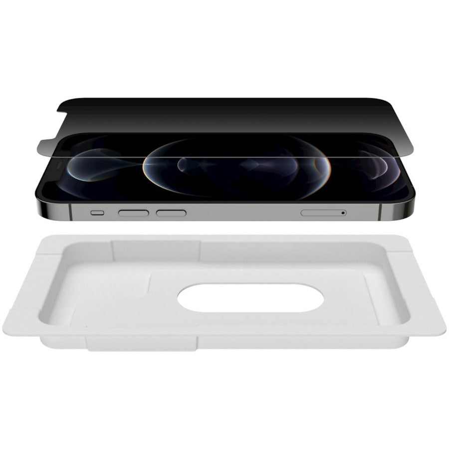 Protection d'écran antimicrobienne Belkin UltraGlass Privacy pour iPhone 12 / iPhone 12 Pro Transparent OVA045ZZ