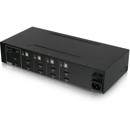 Commutateur KVM sécurisé DisplayPort Dual View 4 ports IOGEAR avec audio GCS1424TAA4