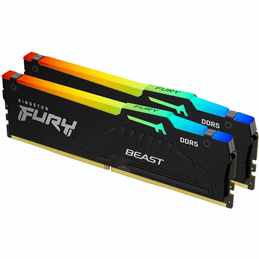Kit de mémoire Kingston FURY Beast 32 Go (2 x 16 Go) DDR5 SDRAM KF564C32BBEAK2-32
