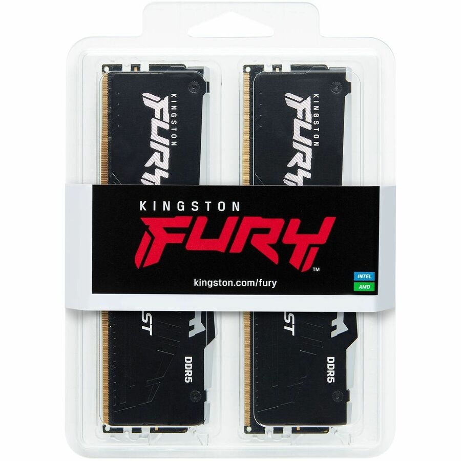 Kit de mémoire Kingston FURY Beast 32 Go (2 x 16 Go) DDR5 SDRAM KF564C32BBEAK2-32
