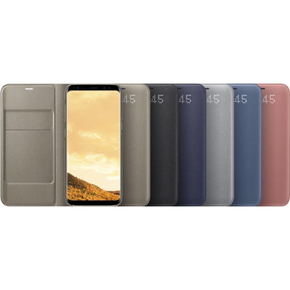 Étui de transport Samsung LED View (à rabat) pour smartphone Samsung Galaxy S8 - Violet EF-NG950PVEGCA