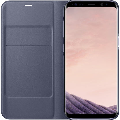 Étui de transport Samsung LED View (à rabat) pour smartphone Samsung Galaxy S8 - Violet EF-NG950PVEGCA