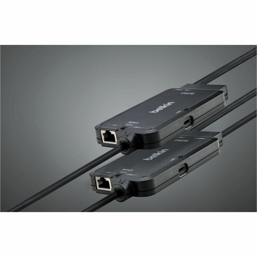 Station d'accueil KVM Belkin TAA USB-C vers (1) câbles DP/USB-B avec RJ45 et alimentation F1DN1CCBL-CPN6T