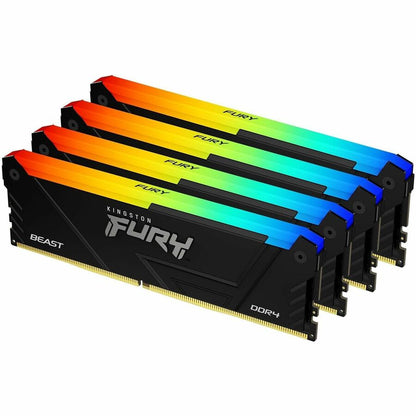 Kit de mémoire Kingston FURY Beast 128 Go (4 x 32 Go) DDR4 SDRAM KF432C16BB2AK4/128