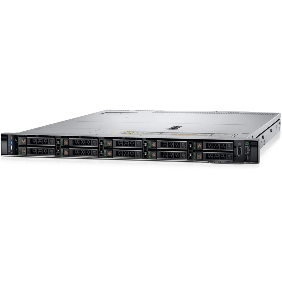 Serveur montable en rack 1U Dell EMC PowerEdge R650xs - 1 x Intel Xeon Silver 4310 2,10 GHz - 32 Go de RAM - 480 Go SSD - (1 x 480 Go) Configuration SSD - Serial ATA/600, contrôleur SAS 12 Gb/s 65W97