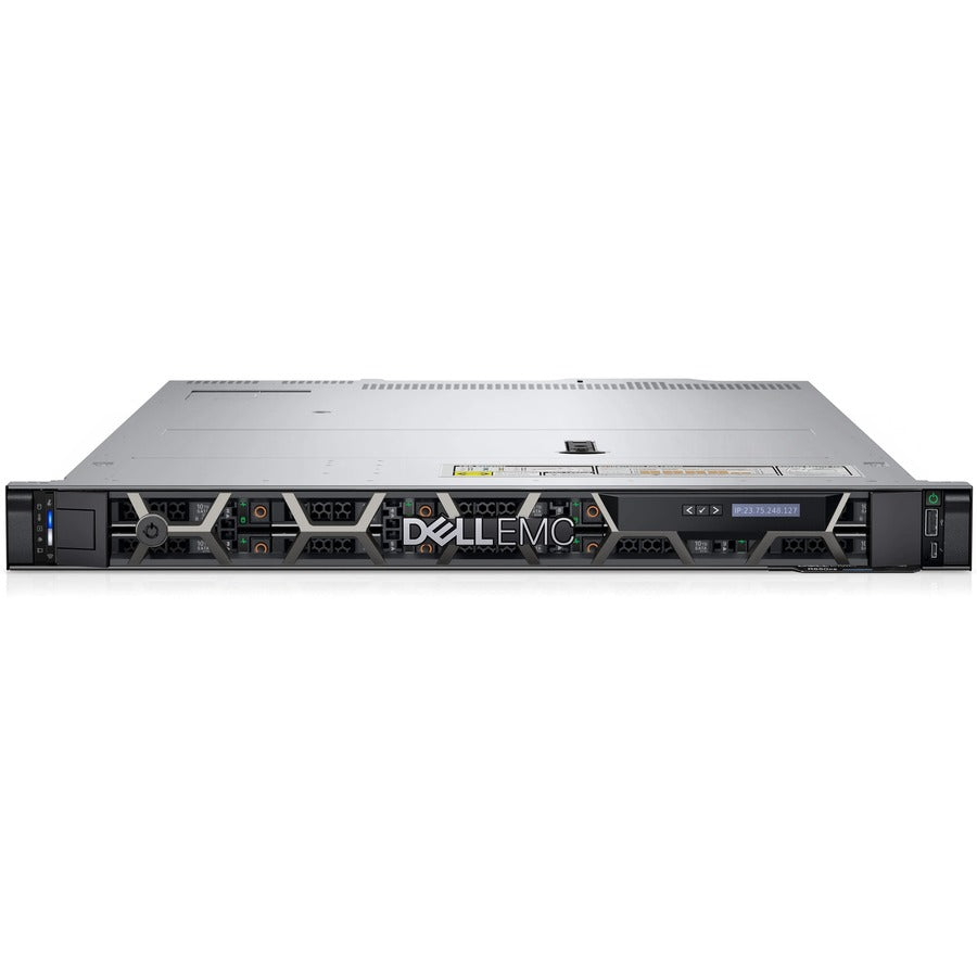 Serveur montable en rack 1U Dell EMC PowerEdge R650xs - 1 x Intel Xeon Silver 4310 2,10 GHz - 32 Go de RAM - 480 Go SSD - (1 x 480 Go) Configuration SSD - Serial ATA/600, contrôleur SAS 12 Gb/s 65W97