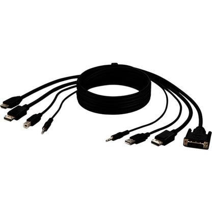 Câble Belkin TAA (1) DVI vers HDMI (1) DP-DP/USB/AUD F1DN2CC-DHPP6T