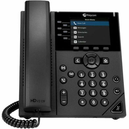 Poly VVX 350 IP Phone - Corded - Corded - Desktop 89B70AA