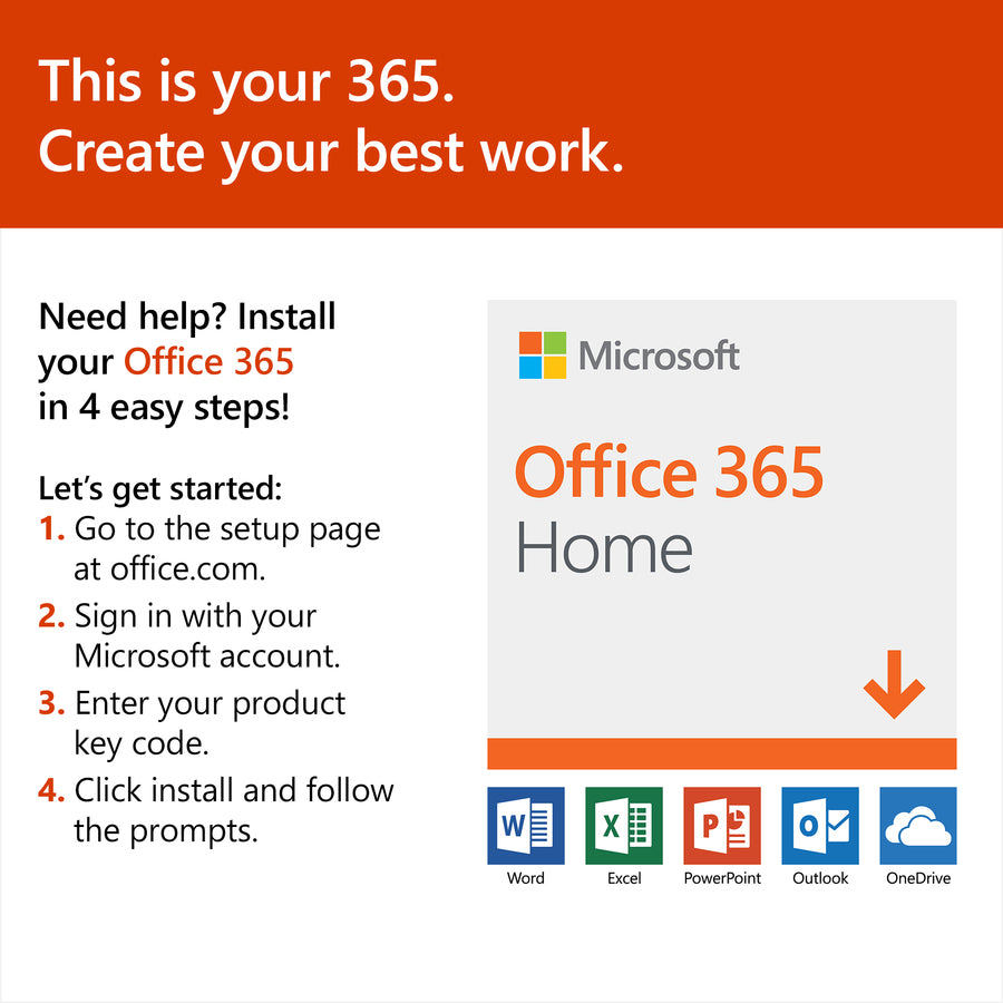 Microsoft 365 Famille - Licence d'abonnement - Jusqu'à 6 personnes - 12 mois 6GQ-00091