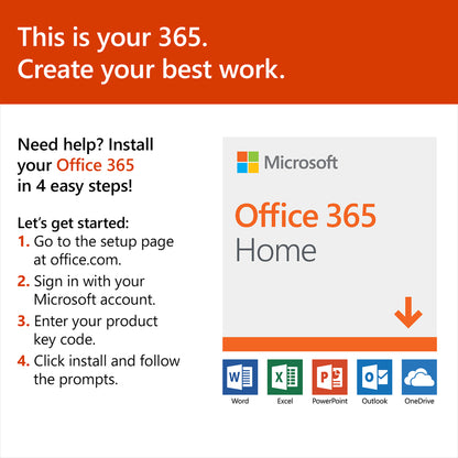 Microsoft 365 Famille - Licence d'abonnement - Jusqu'à 6 personnes - 12 mois 6GQ-00091