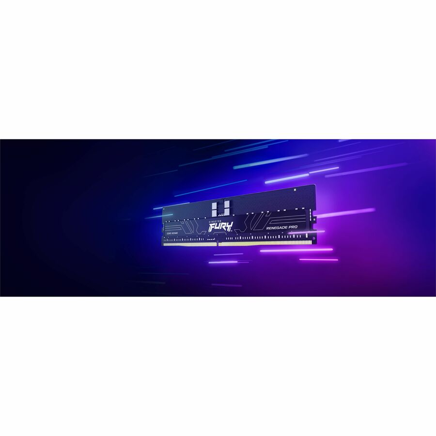 Kingston 32 Go (1 x 32 Go) DDR5 6400MT/s CL32 FURY Renegade Pro RDIMM Noir EXPO KF564R32RBE2-32