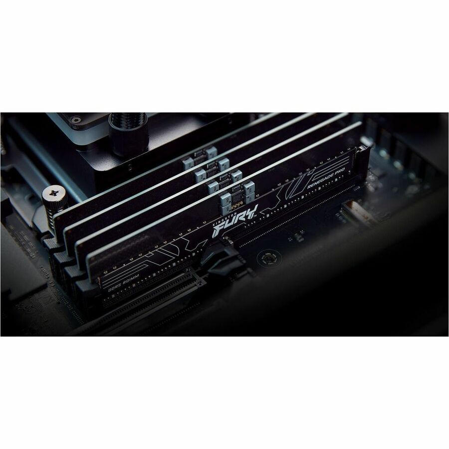 Kingston 32 Go (1 x 32 Go) DDR5 6400MT/s CL32 FURY Renegade Pro RDIMM Noir EXPO KF564R32RBE2-32