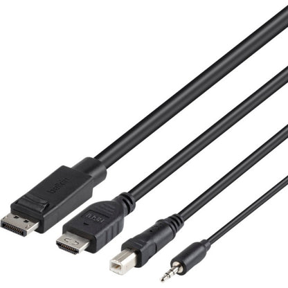 Câble Belkin TAA DUAL (1) HDMI-HDMI (1) DP-DP/USB/AU F1DN2CC-HHPP1T