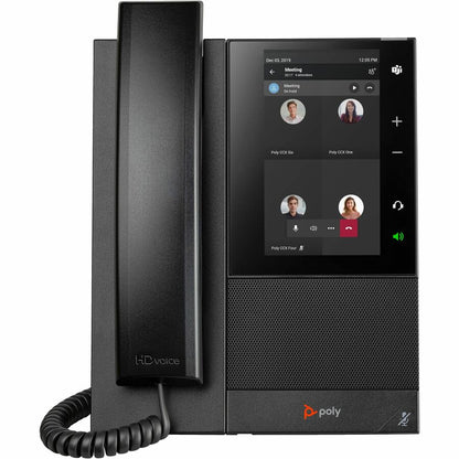 Téléphone IP Poly CCX 505 - Filaire - Filaire - Bluetooth - Bureau, Montage mural - Noir 849A5AA#ABA